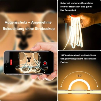 PAUTIX COB LED pásek 2700K teplá bílá 5M