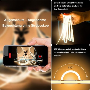 PAUTIX COB LED pásik 2700K teplá biela 5M