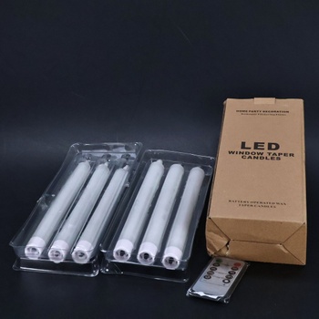 LED sviečky Eldnacele ‎ZGL006-W, 6 ks