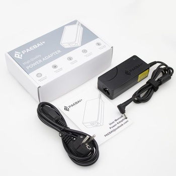 PAEBAI+ 65W 45W Laptop Power Supply Nabíječka pro Lenovo IdeaPad 310 310S 320 320S 330 330S S340