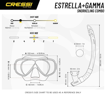 Potápačský set Cressi DM340020