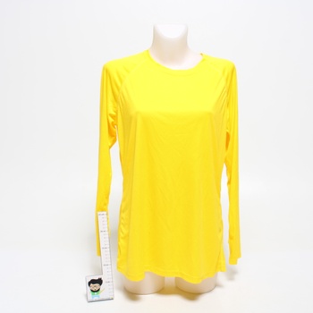 Dámské žluté tričko KEFITEVD vel.XL