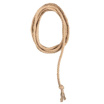 Boland 54343 - Lasso / Westernové lano, dĺžka 185 cm, farba béžová, vyrobené zo 100% juty, skvelý