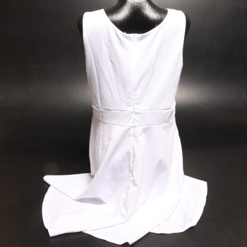 Dámské bíle retro šaty Grace Karin XL