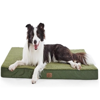 Ortopedický psí pelíšek Bedsure zelený