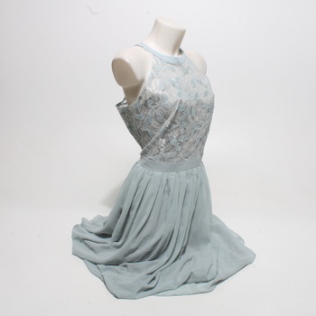 Dámské elegantní šaty Laorchid šedé XXL
