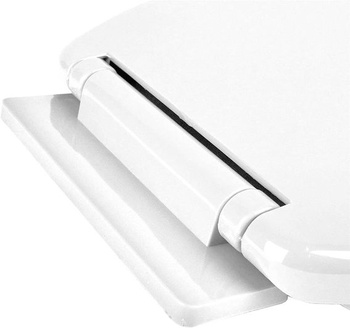 Ram® White Soft Close WC sedátko s rýchlym uvoľnením pre ľahké čistenie Loo WC sedátko s