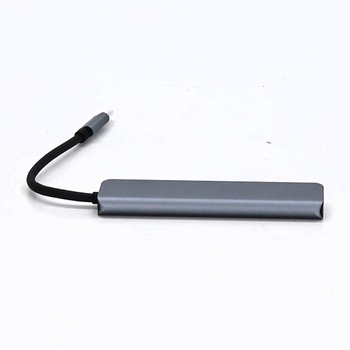USB HUB SZPACMATE HUB6, šedý