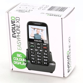 Mobil pro seniory Evolveo EasyPhone XD Black