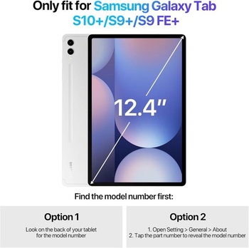 Puzdro RollinCase pre Samsung Galaxy Tab S10+ Plus/ S9+ Plus/ S9 FE+ Plus 12,4