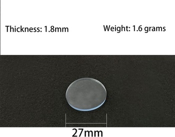 Balenie 50 ks priehľadný protišmykový sklenený stôl 27 mm protišmykové podložky Sklenená doska