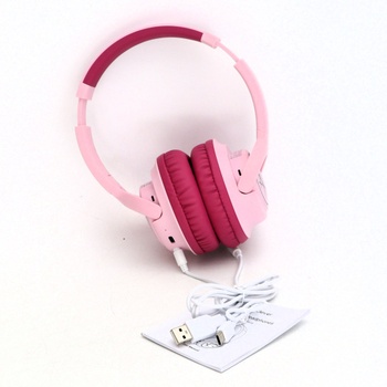 Bezdrátová sluchátka iClever BTH18 růžová