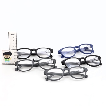 Sada brýlí Opulize 5 ks +3,00 dioptrií