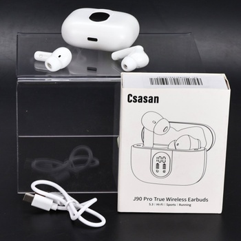 Bezdrátová sluchátka Csasan J90 Pro bílá