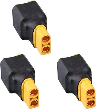Boladge 2 kusy XT90 paralelný konektorový adaptérový rozbočovač a 1 kus XT90 paralelný kábel RC