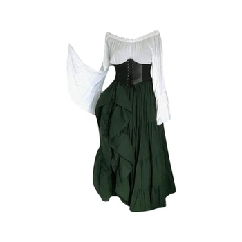 Kostým CosCool, retro, středověké šaty
