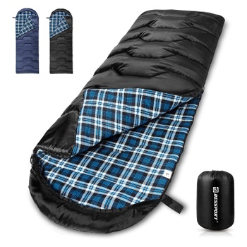 Spací vak Flannel Lined Bessport čierny