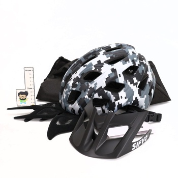 Dětská helma Sifvo SF-01 černo-bílá