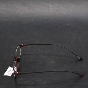 Opulize Fly Vrecková veľkosť Super ľahké okuliare na čítanie Matt Brown Muži Ženy Jarné pánty Pomôcka na