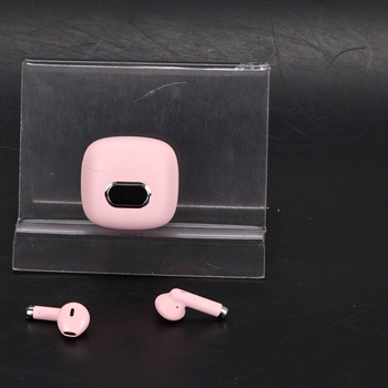 Bezdrátová sluchátka Ecouteurs růžová