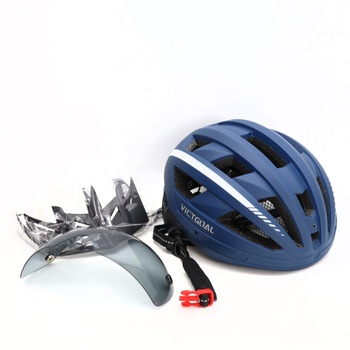 Cyklistická helma VICTGOAL MTB, modrá vel. M