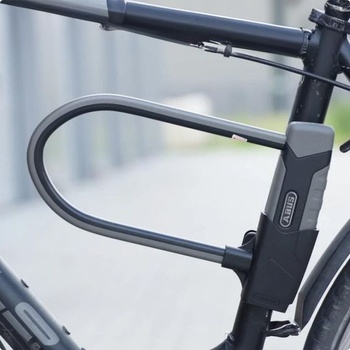 ABUS U-zámok Granit XPlus 540 + USH držiak - Zámok na bicykel so strmeňom s hrúbkou 13 mm a cylindričkou