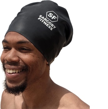 Černá plavecká čepice Sargoby Fitness 