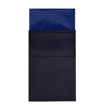 Pánský kapesní čtvercový skládaný čtverec DonDon s nastavitelnou velikostí kartonu tmavě modrá