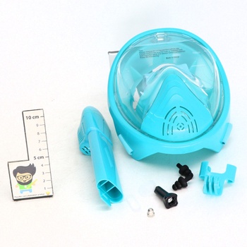 Modrá potápačská maska Hinataa