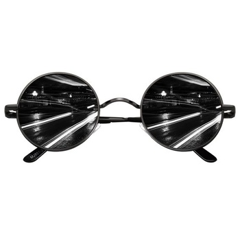 CGID E01 Vintage Style Retro Lennon inspirované kulatým kovovým kruhem polarizované sluneční brýle