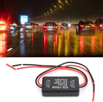 Ovládač zábleskových zábleskov, modul zábleskových LED pre brzdové príslušenstvo do auta s krytím