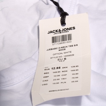 Pánské tričko Jack & Jones 12058529, vel. S