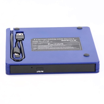 Externá DVD mechanika QDSYLQ ‎BT 520 modrá