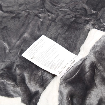 Hebká deka Ratel čiernobiela 150 x 200cm