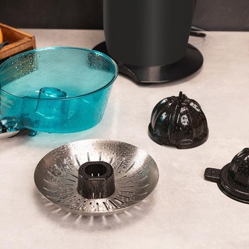 Cecotec Electric Citrus Juicer EssentialVita PowerFresh 1000 Black, výkon 1000 W, nerezový filter, 6