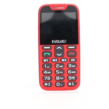 Mobil pre seniorov červený Evolveo EasyPhone