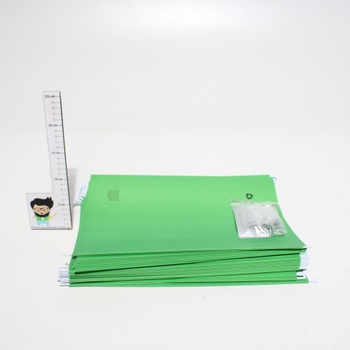 Závěsné desky POERMA 25 kusů zelené