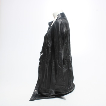 Dámská černá bunda s knoflíky