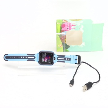 Dětské chytré hodinky Kesasohe s GPS, modré