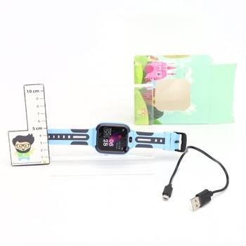 Dětské chytré hodinky Kesasohe s GPS, modré