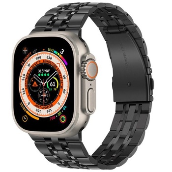 Tasikar kompatibilný s náramkom Apple Watch Ultra 49 mm, pevný náhradný náramok z nerezovej ocele,