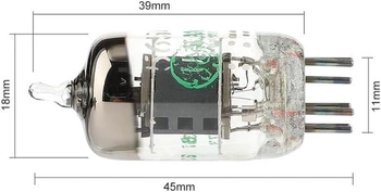 DollaTek 2ks 7kolíkové 5654W vakuové elektronky – Upgrade pro 6AK5 / 6J1 / 6J1P / EF95