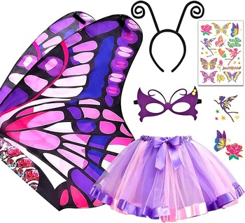 Dievčenské motýlí kostým Tacobear