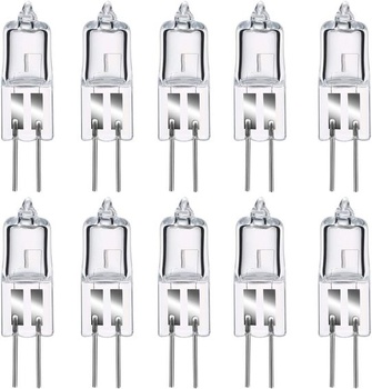 Halogenové žárovky Comyan G4, 12V 20W halogenová žárovka s kolíkovou paticí teplá bílá 2800K,