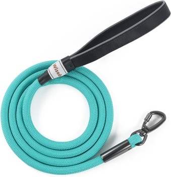 Wisedog 1,8m Green Lake Karabína Vodítko na psa Robustné vodítko pre veľké, stredné a malé psy
