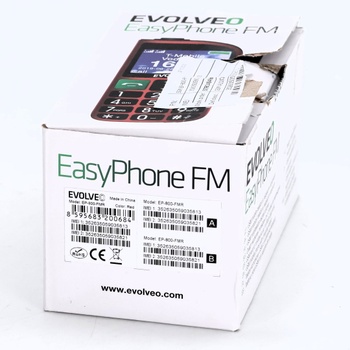Mobil pro seniory Evolveo EasyPhone FM