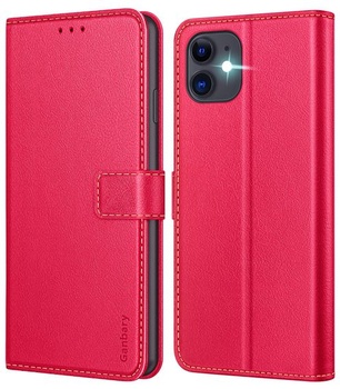 Puzdro na mobilný telefón Ganbary pre iPhone 11, prémiové kožené flipové puzdro [sloty na karty]