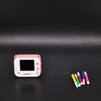 Dětský fotoaparát Hangrui růžové barvy