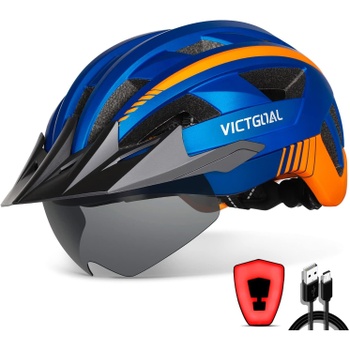 Cyklistická helma VICTGOAL modrá MTB