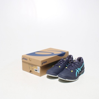 Tenisové modré boty Asics solution speed